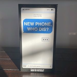 NEW PHONE WHO DIS GAME